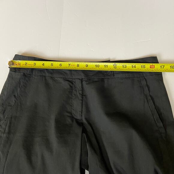 Eileen Fisher Women's Dark Gray Linen Blend Tapered Leg Pants Size 12 - Picture 8 of 13